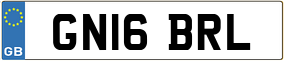 Truck License Plate